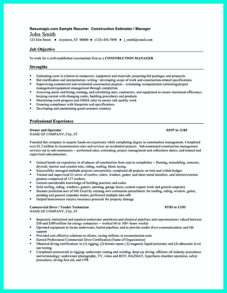 Construction laborer resume is designed for those who will work on the building sites. The resume is for both construction company and also constructo... Check more at http://www.resume88.com/construction-laborer-resume-must-rightly-written/