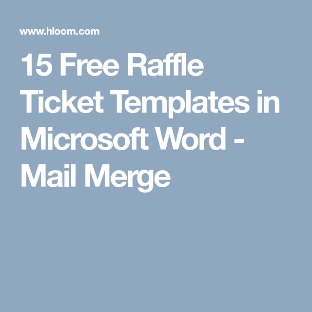 blue raffle tickets