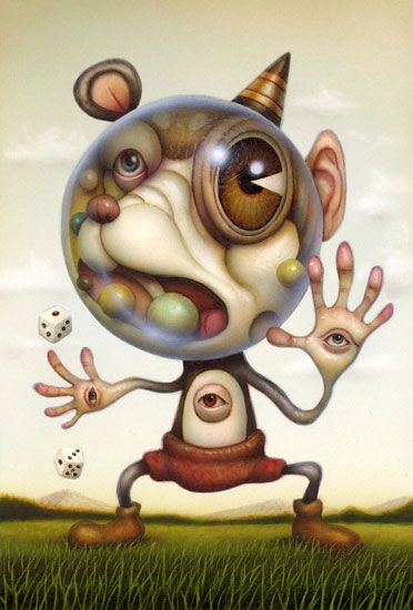 naoto hattori pop surrealism crystal japanese ball surreal koikoikoi limited edition sold prints paintings surrealist artist mini painting illustration artwork