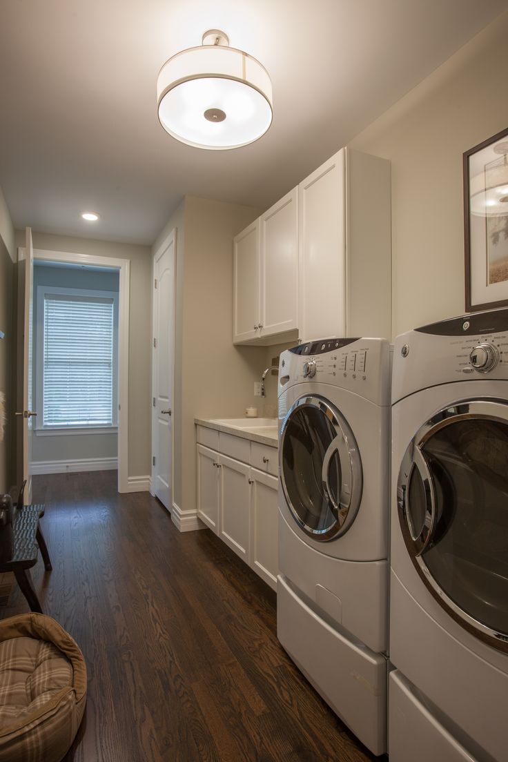 The Laundry Room of the Arlington is placed perfectly to get everything