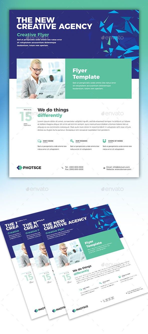 agency bundle business clean company corporate corporate flyer