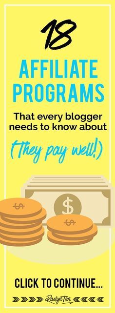 The best affiliate marketing programs for you to get passive income via affiliate products with your website. Rock your affiliate marketing while you work at home!