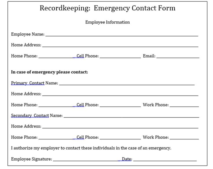 25+ melhores ideias de Emergency contact form no Pinterest - contact form template word 25+ melhores ideias de Emergency contact form no Pinterest - contact form template word