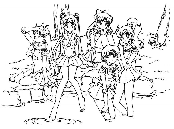 Sailor Moon Coloring Page