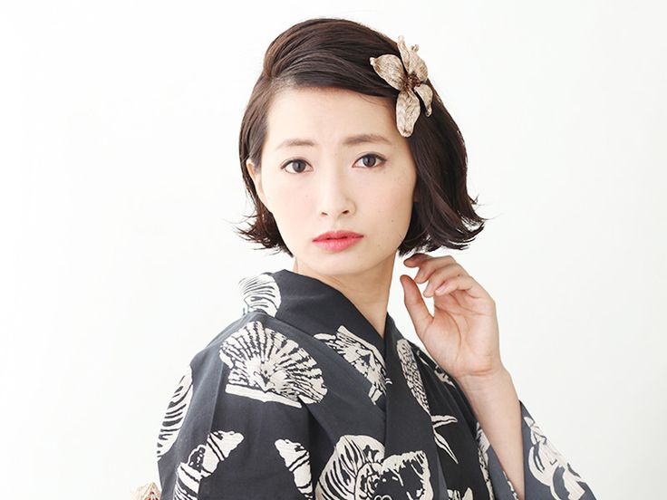 ショート浴衣 アシンメトリーがツヤっぽい簡単ヘア 浴衣 ヘアアレンジ 着物 髪型 ショート 和装 髪型 ショート ショート浴衣 アシンメトリーがツヤっぽい簡単ヘア 浴衣 ヘアアレンジ 着物 髪型 ショート 和装 髪型 ショート