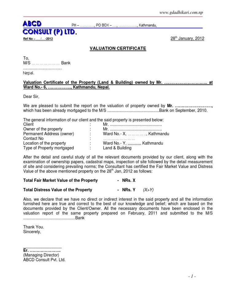 valuation report sample format market value finance Home Design - valuation report valuation report sample format market value finance Home Design - valuation report