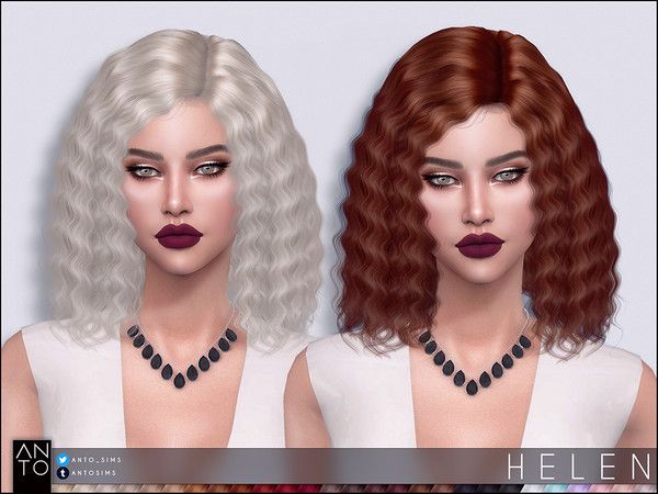 Sims 4 Anto Curly Hair