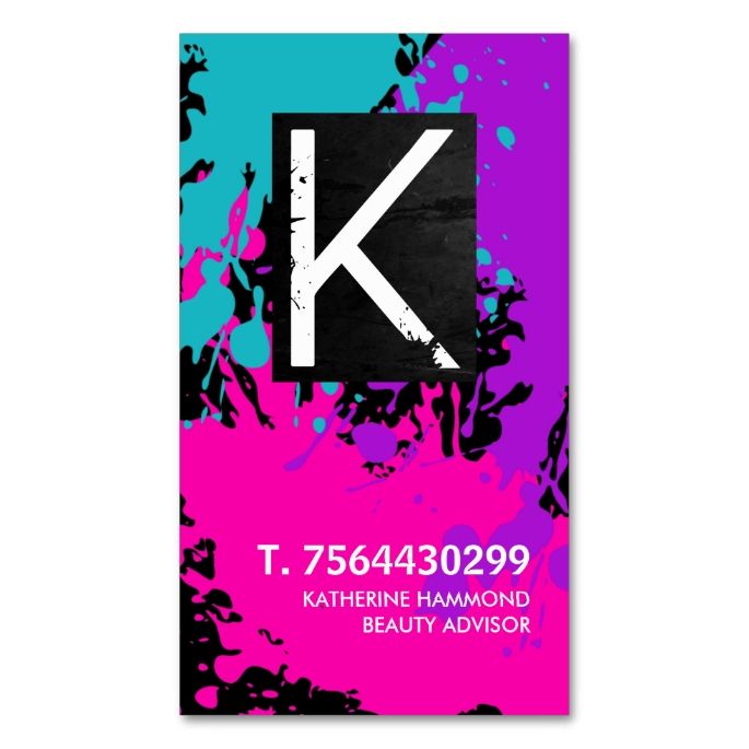 nail tech business cards
