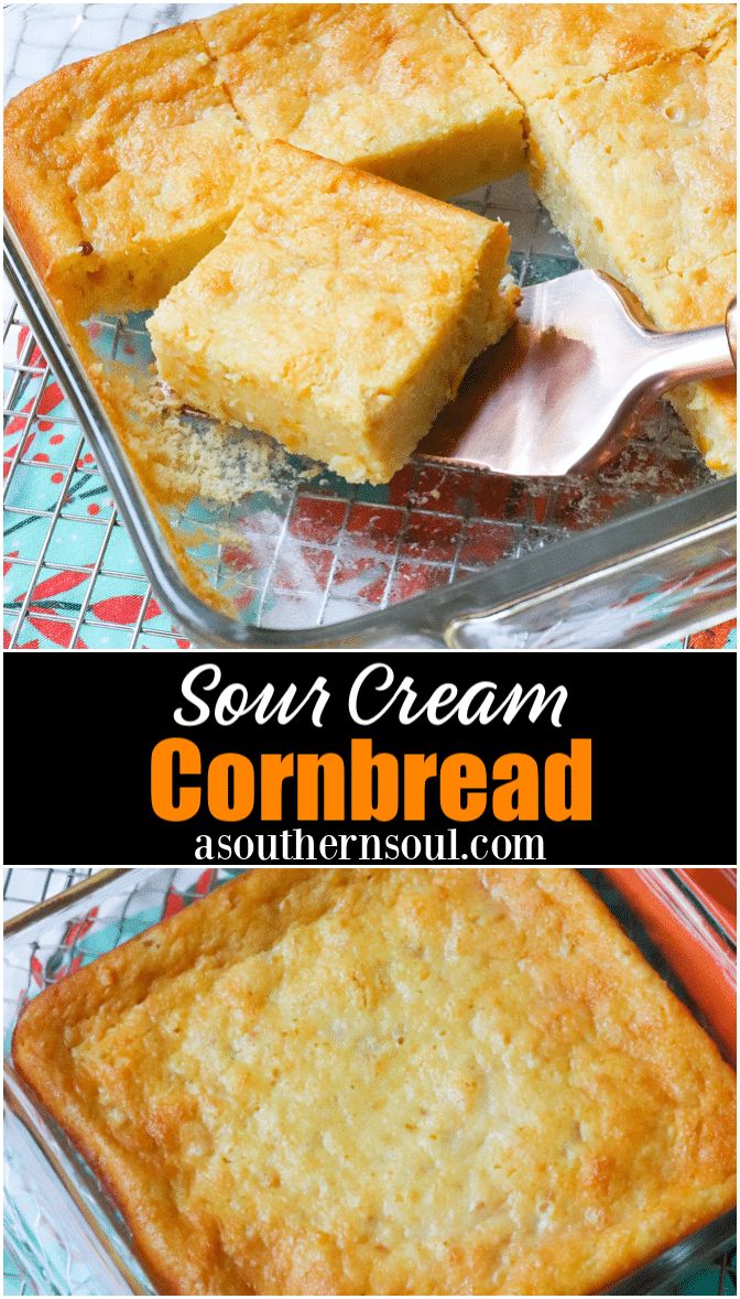 Sour Cream Cornbread A Southern Soul Sweet cornbread Sour Cream Cornbread A Southern Soul Sweet cornbread
