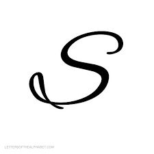 Resultado de imagen para s cursiva | S cursiva, Moldes de letras