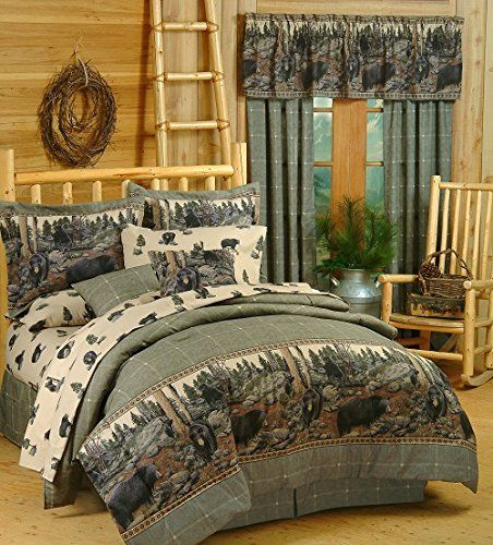 The Bears 8 Pc King Comforter Set 1 Matching Window Valance The Bears 8 Pc King Comforter Set 1 Matching Window Valance