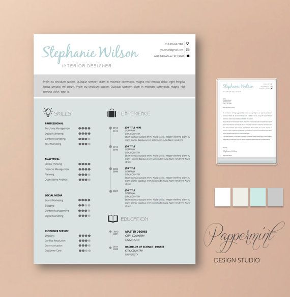 59 best ☆ Resume Templates for Word + Cover Letter images on - word resume 59 best ☆ Resume Templates for Word + Cover Letter images on - word resume