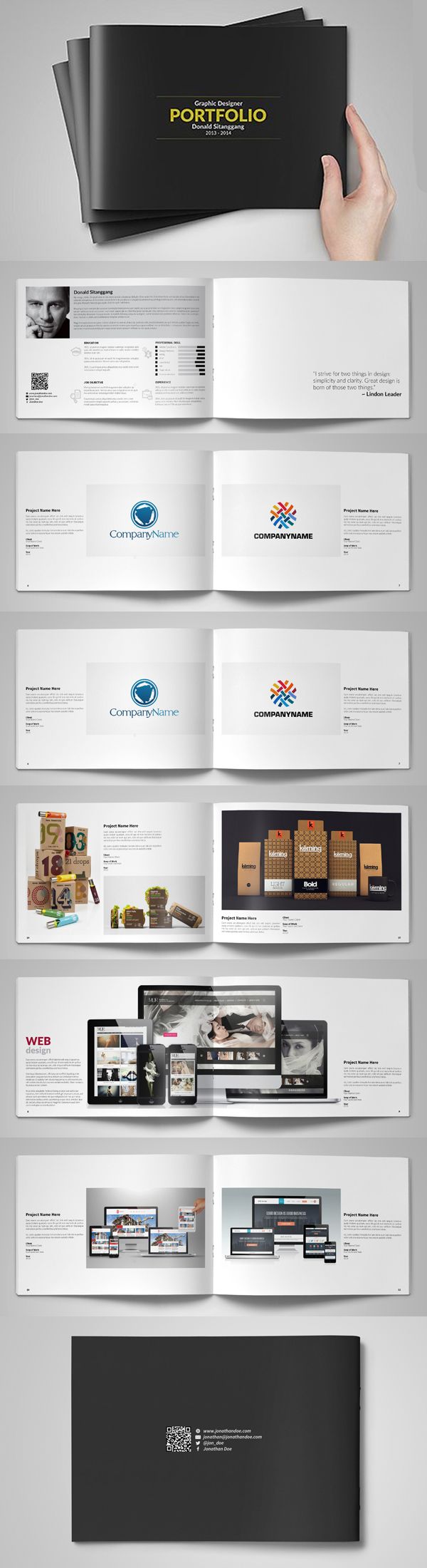 portfolio design layout