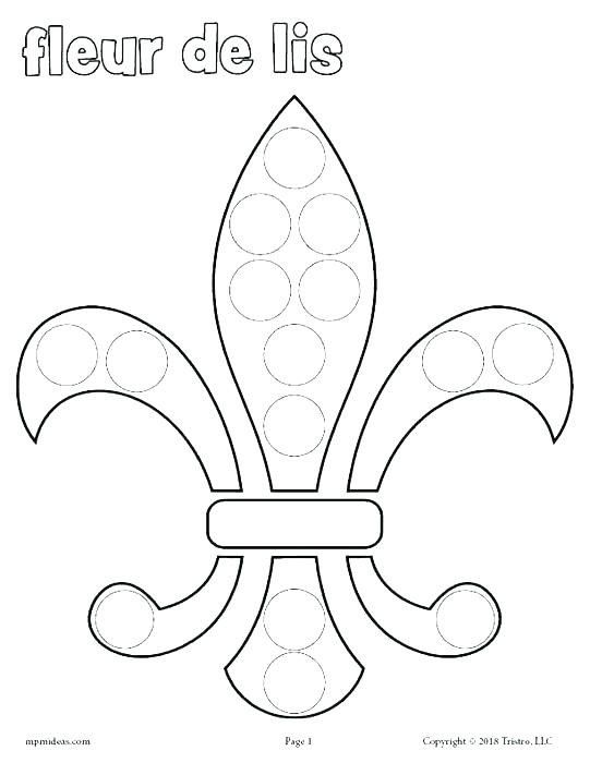 45 New Collection Of Fleur De Lis Coloring Page In 2020 Stencil Patterns Coloring Pages