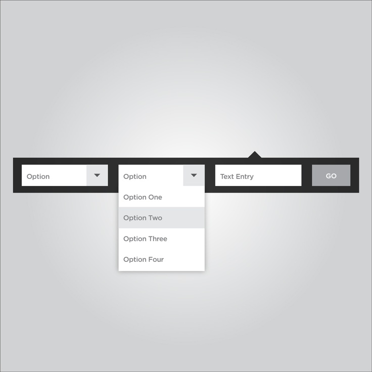 drop down menu design