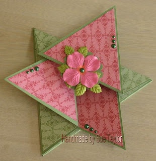 triangle fold card