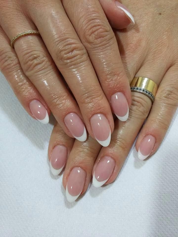 french almond nails NewNailPolishTrends French acrylic nails, French