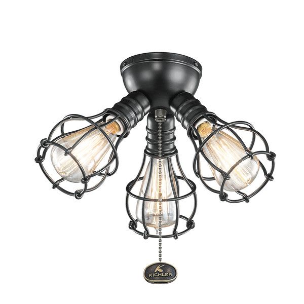 Best 10+ Ceiling Fan Light Kits Ideas On Pinterest Fan Lights Kichler Industrial 3 Light Ceiling Fan Light Kit & Reviews | Wayfair - Best 10+ Ceiling Fan Light Kits Ideas On Pinterest Fan Lights