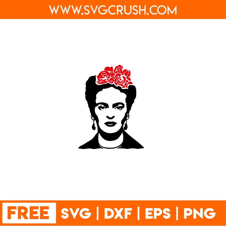 Frida Kahlo SVG DXF