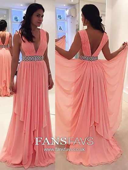 Watermelon Prom Dress UK