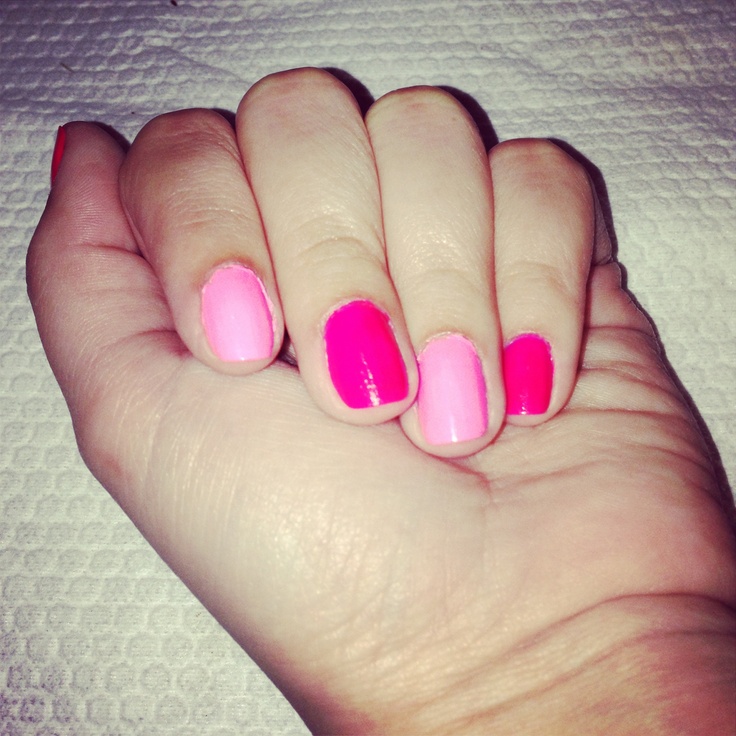 Pink neon nails | Neon nails, Nails, Nail polish