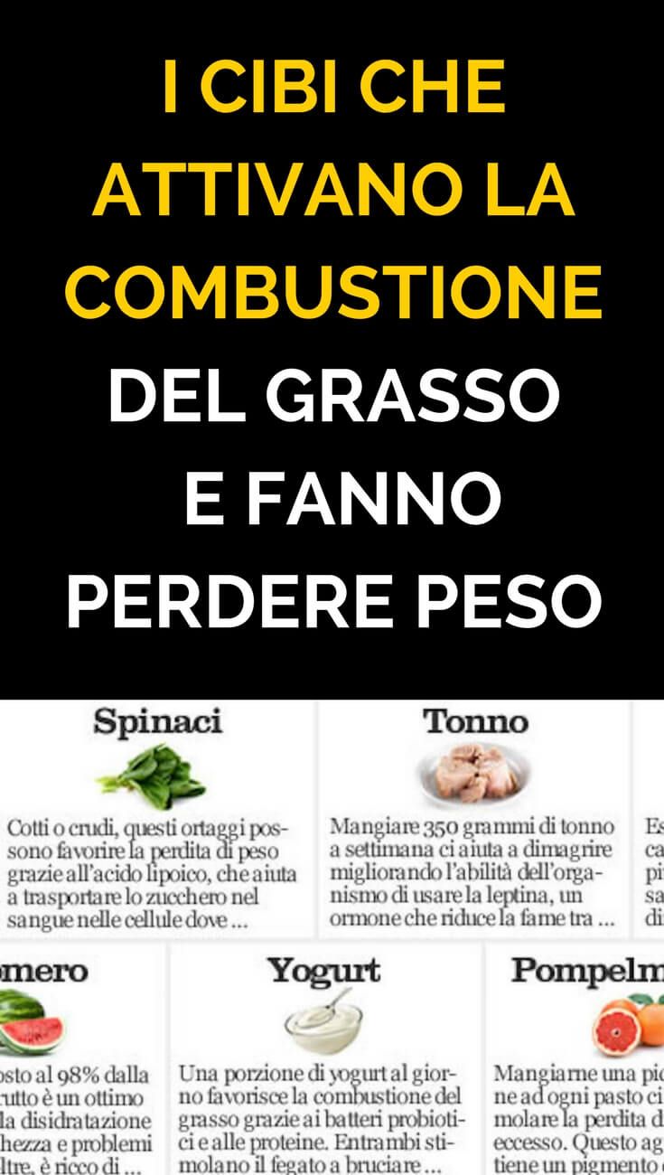 pasti che ci aiutano a perdere peso