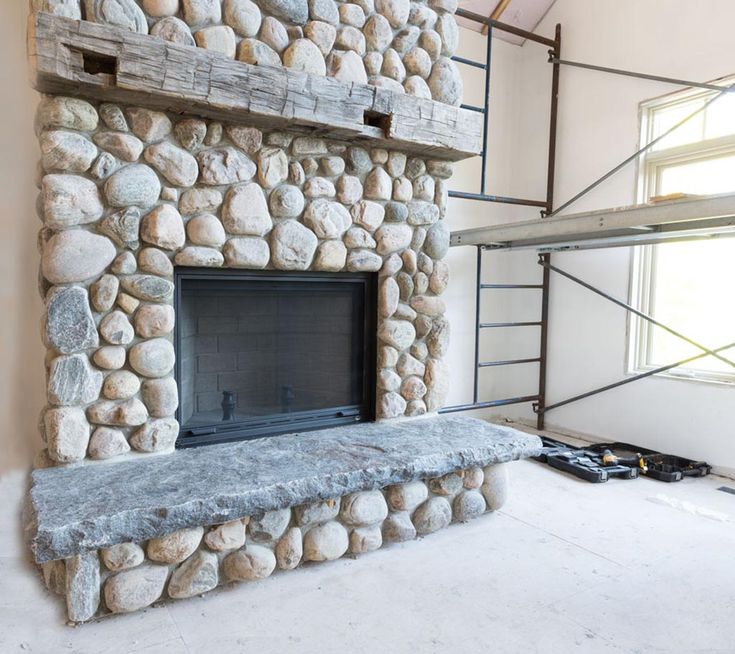 Best 25+ River rock fireplaces ideas on Pinterest | Rock fireplaces River rock stone and Rock veneer
