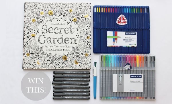 Secret Garden Pens And Pencils