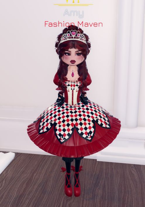 Queen of hearts dti in 2024 | Queen of hearts, Theme dress, Dress to