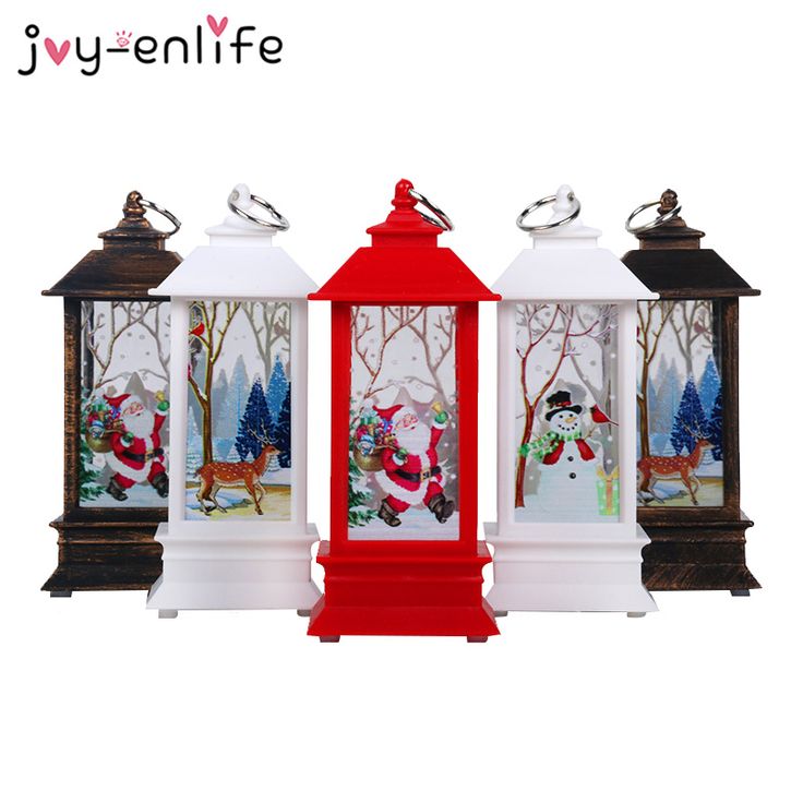 1pcs Santa Claus Snowman Light Merry Christmas Decor for Home 2019 Christmas Orn...