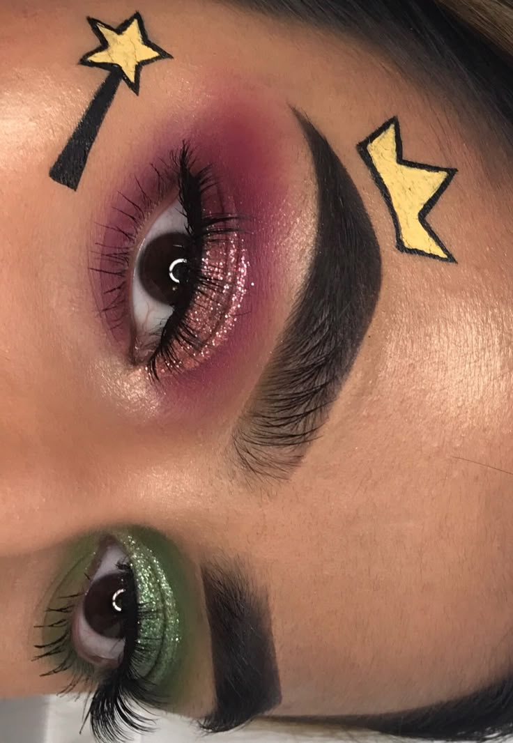 the fairly odd parents #EyeMakeupWinter Crazy Make Up, Eyeliner, Make Up, Beauty Make Up, Make Up Looks, Eye Make Up, Make Up Art, Crazy Makeup, Makeup Art