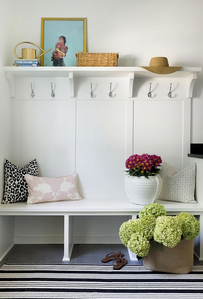 Mudroom Bench And Shelf Simple Inexpensive Ideas Save Mudroom Bench And Shelf Simple Inexpensive Ideas Save Money By Not Building Lockers Just Add A Hooks Built In