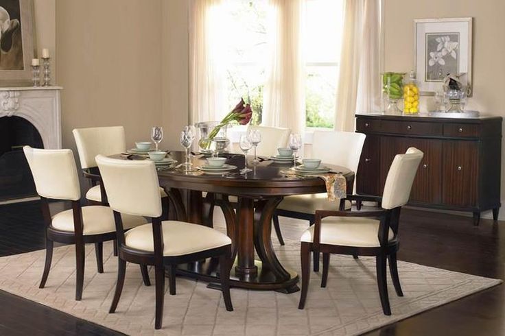 Dining Room Washington Dc Northern Virginia Maryland And Fairfax Va Double Pedestal Table Brown Chairs With Leaf Pedestal Dining Table, Round Formal Dining Table With Leaf