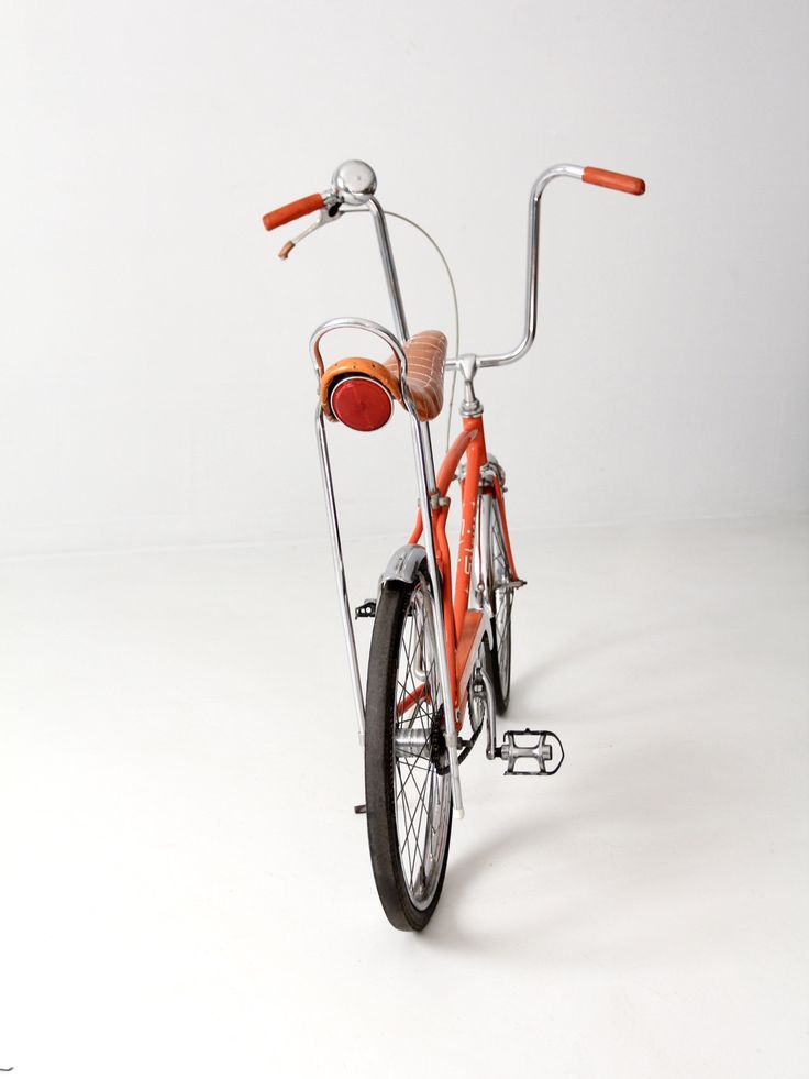 The Schwinn Stingray Circa 1972 Orange Saddle Seat Bicycle Etsy