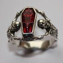 Best 25+ Gothic wedding rings ideas on Pinterest | Gothic rings Goth wedding ring and Skull rings
