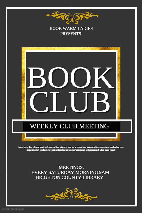 19 Best Organization And Club Poster Templates Images On Pinterest Club Poster Poster Book Advertisement Template