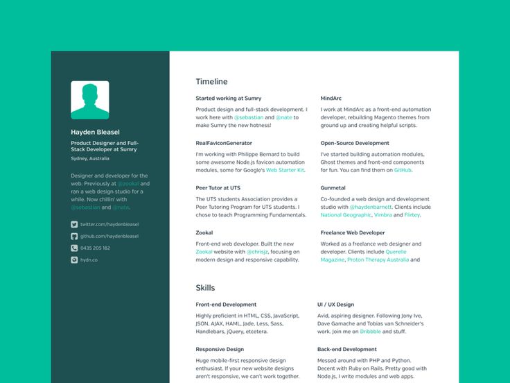 sumry resume