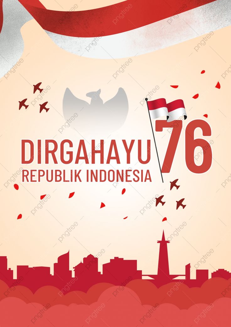 Indonesia Independence Day Creative Contracted Posters Template Download On Pngtree | Indonesia Independence Day, Independence Day, Independence Day Poster