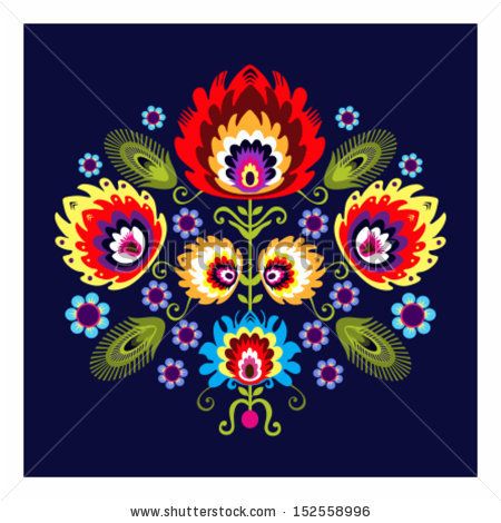 Mexican Folk Art Designs Birds Pattern With Mexican Folk Art Designs Birds Pattern With Flowers Pa Dutch Hex Signs Primitive Pinte