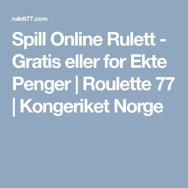 Spill online gratis