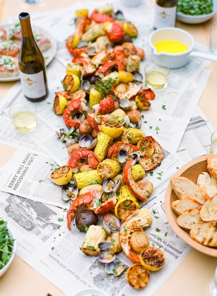 Host a Seafood Boil Summer Entertaining Seafood dinner