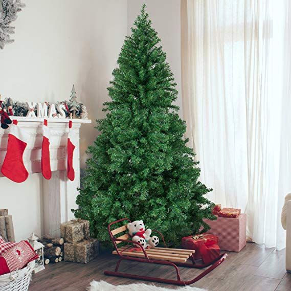 Best Choice Products 6ft Premium Hinged Artificial Christmas Pine Tree W Easy Assemb Best Artificial Christmas Trees Cool Christmas Trees Fake Christmas Trees