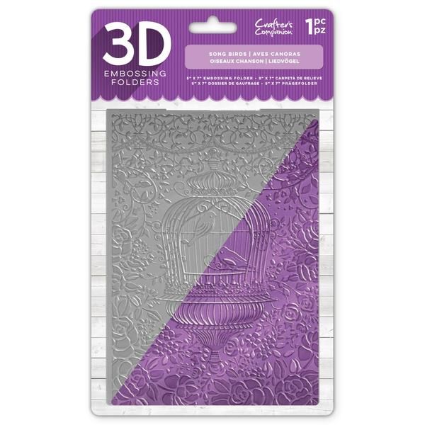 Crafter/'s Companion 5/" x 7/" 3D Card Embossing Folder French Lace