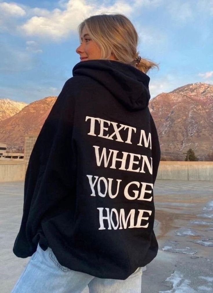 Text Me When You Get Home Merch Autumn Winter Men//Women Suit Hoodies Sportswear Hooded Pant Two Piece Set