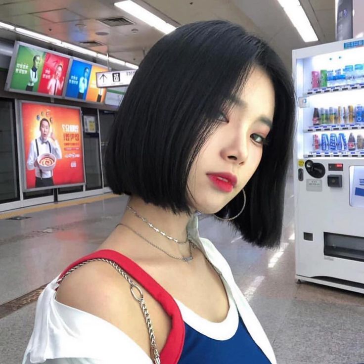 Short hair woman POV asian