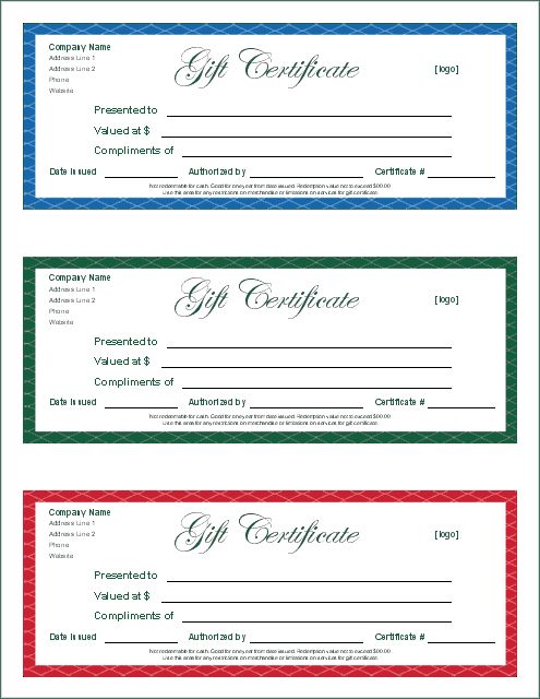 printable gift certificates | This is another printable gift certificate like the one above, but ...