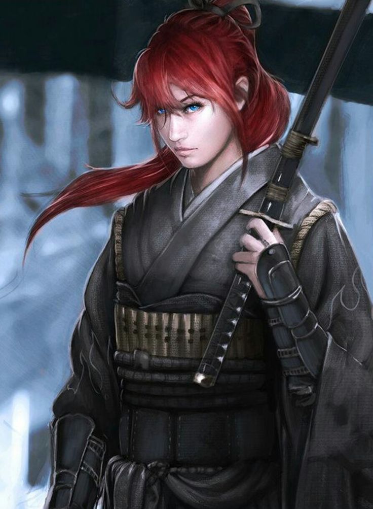 Redhead anime characters