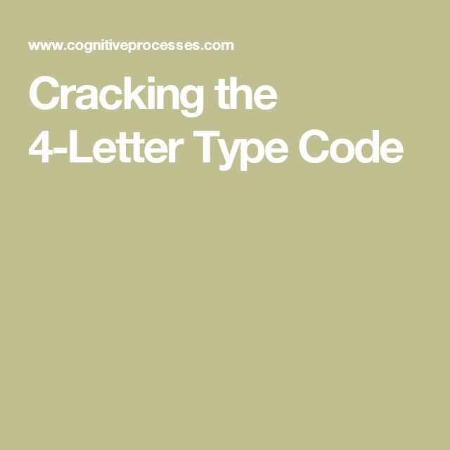 The 25 best 4 letter personality test ideas on Pinterest The 25 best 4 letter personality test ideas on Pinterest