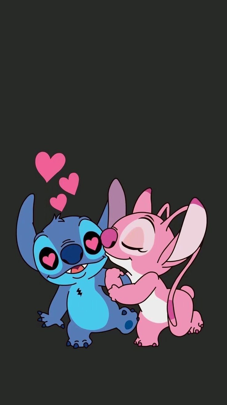 photo Fondo De Pantalla Angel Fondo De Pantalla Stitch Rosado cute disney wallpaper