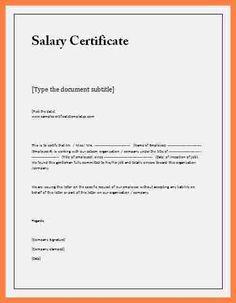 salary slip certificate format salary slip certificate format